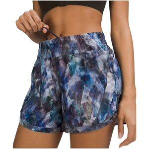 Lululemon Track That Mid-Rise Lined Short 5” Swift Chromasphere Multi Size 6